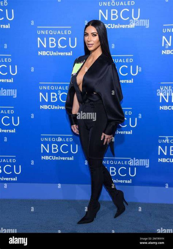 Television personality Kim Kardashian West wearing an Alexander McQueen dress and Lorraine Schwartz jewelry and husband/rapper Kanye West wearing a Dunhill look arrive at the 2020 Vanity Fair Oscar Party held at the Wallis Annenberg Center for the Performing Arts on February 9, 2020 in Beverly Hills, Los Angeles, California, United States. 2020 Vanity Fair Oscar Party, Beverly Hills, United States - 10 Feb 2020