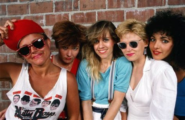 The Go Go's, Belinda Carlisle, Kathy Valentine, Jane Wieldin, Charlotte Caffey, Gina Schock at The Venue, London, Britain - May 1980 VARIOUS