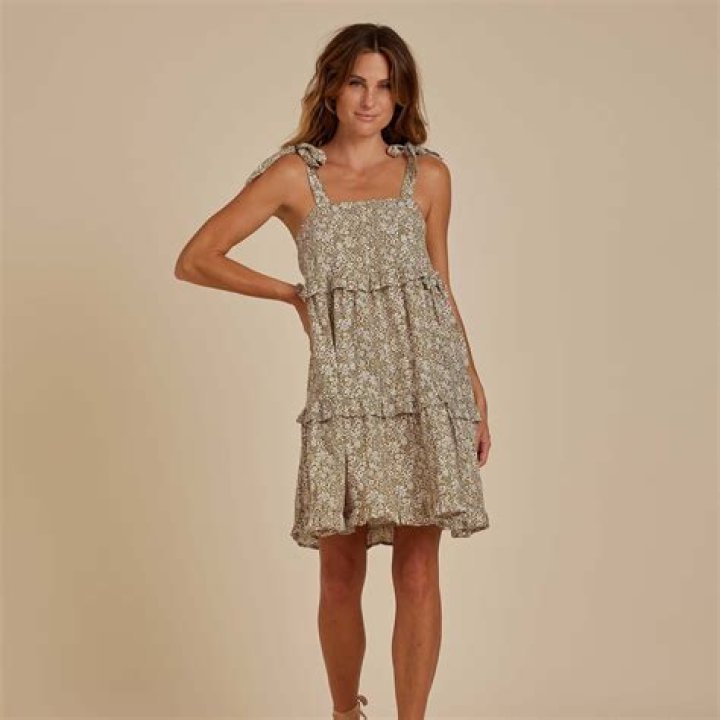 This Ruffled Swing Dress Is The Ultimate Spring Frock & Is Under $40