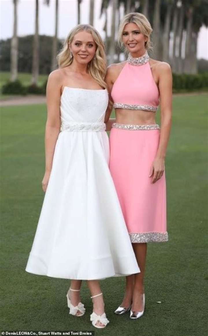 Tiffany Trump pink dress