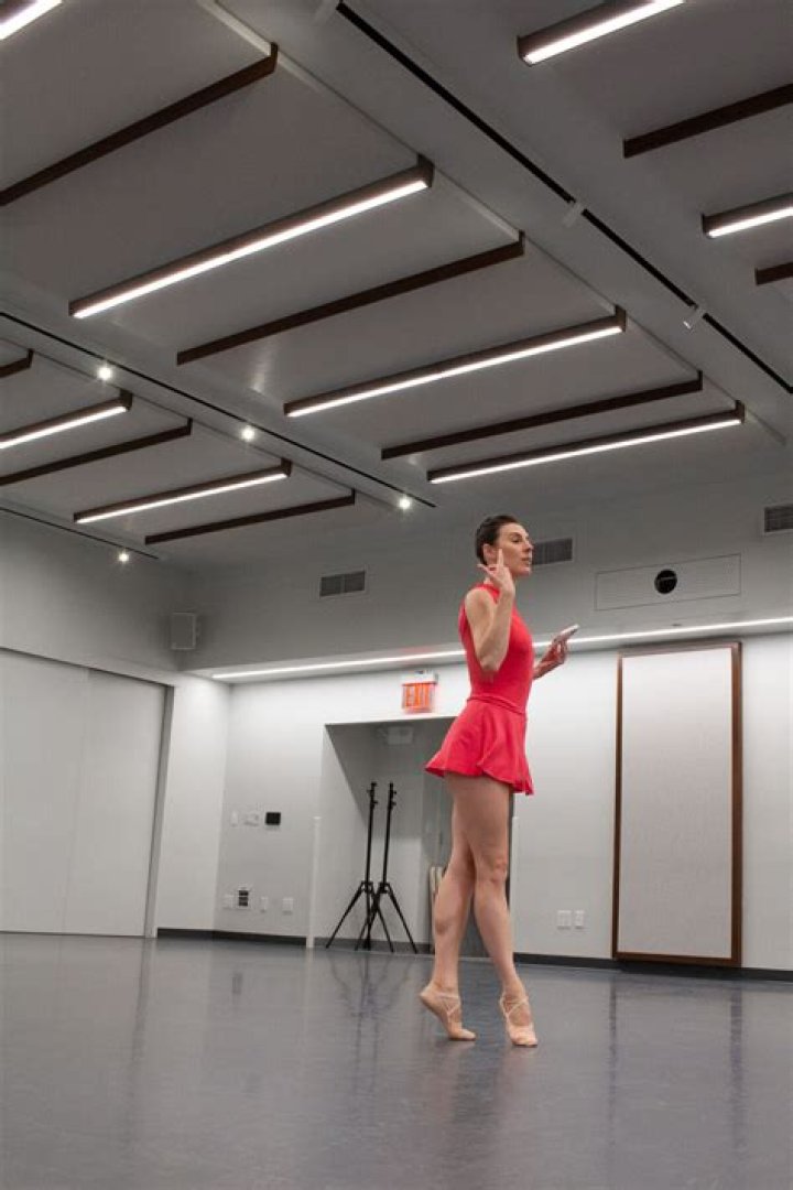 Tiler Peck in rehearsals