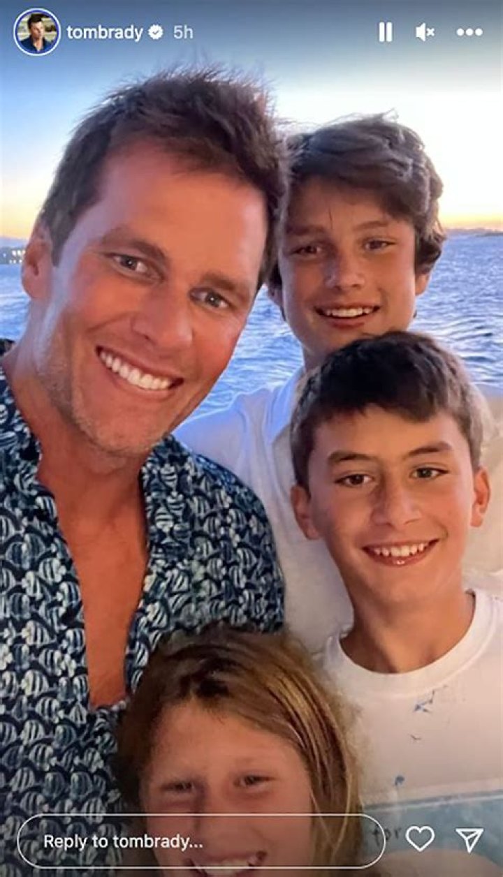 Tom Brady & his kids at Super Bowl 2021