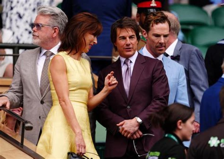 Tom Cruise At Wimbledon