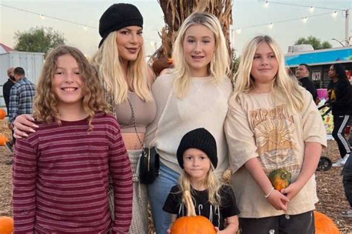 Tori Spelling and kids