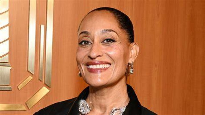 Tracee Ellis Ross presents the Emmy for Outstanding Writing for a Comedy Series during the 72nd Emmy Awards telecast on Sunday, Sept. 20, 2020 at 8:00 PM EDT/5:00 PM PDT on ABC. (Invision for the Television Academy/AP)