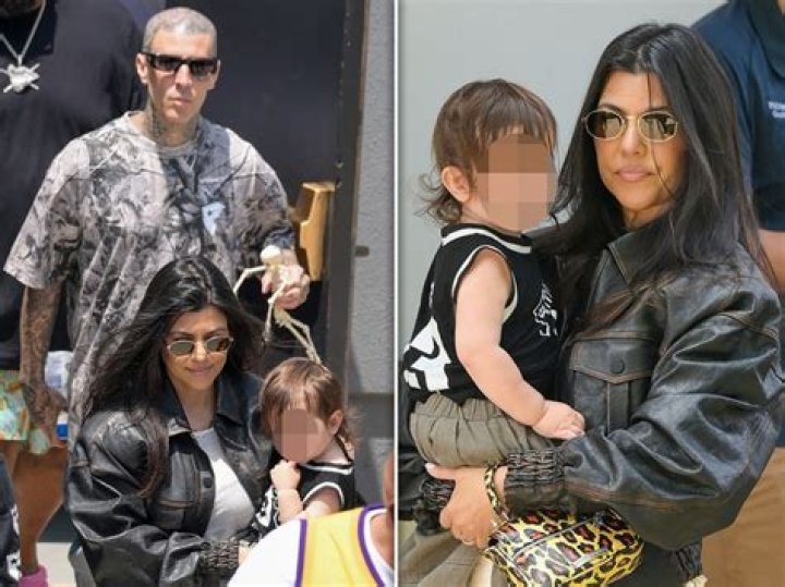 Travis Barker Enjoys Beach Day With Kourtney Kardashian & Her Kids After Health Scare