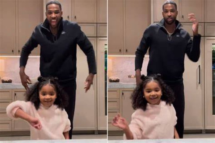 True Thompson, 2, Gushes ‘That’s My Daddy’ While Watching Tristan Play On TV — Sweet Video