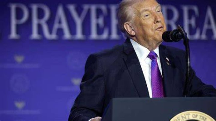 Trump Prayer Service -- PICS