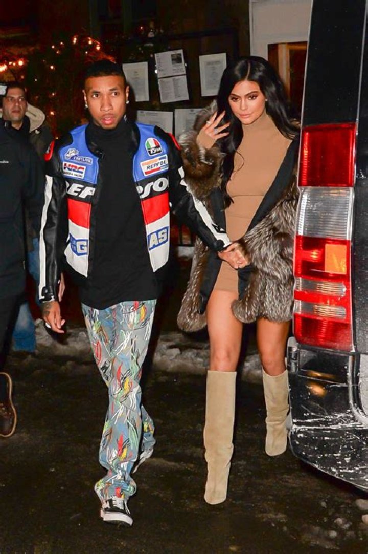 Tyga and Kylie Jenner in the front row Alexander Wang show, Spring Summer 2017, New York Fashion Week, USA - 10 Sep 2016