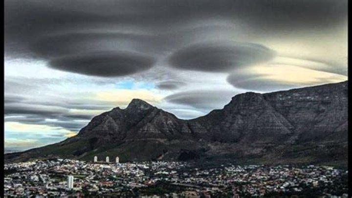 UFO clouds South Africa