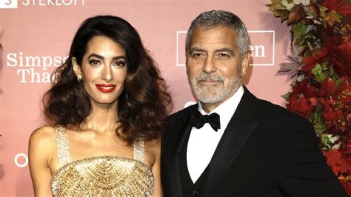 US actor George Clooney (R) and wife human rights attorney Amal Clooney arrive at the Albie Awards, hosted by The Clooney Foundation for Justice, in New York, New York, USA, 29 September 2022. The Albie Awards are presented by the Clooney Foundation for Justice to individuals who have devoted their lives to justice at great personal risks, according to a statement. Albie Awards, Hosted by the Clooney Foundation for Justice in New York, USA - 29 Sep 2022