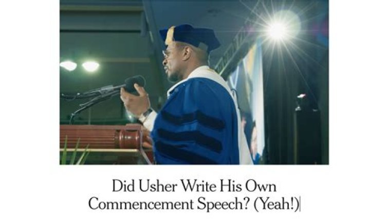 Usher delivering his speech at the 2024 BET Awards