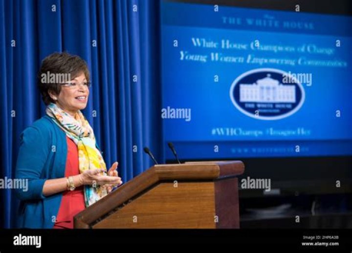 Valerie Jarrett, Senior Advisor to the President of the United States and Assistant to the President for Public Engagement and Intergovernmental Affairs Barack Obama speaks at BETs 'Love and Happiness: A Musical Experience', Washington DC, USA - 21 Oct 2016 Valerie Jarrett, Senior Advisor to the President of the United States and Assistant to the President for Public Engagement and Intergovernmental Affairs arrives prior to US President Barack Obama delivering remarks at BET's 'Love and Happiness: A Musical Experience' on the South Lawn of the White House in Washington, DC.
