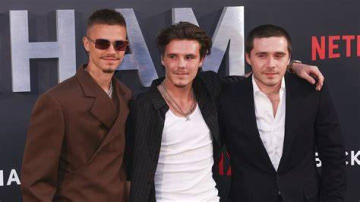 Victoria Beckham’s Sons Brooklyn, 21, Romeo, 17, & Cruz, 15, Look Just Like Their Dad David In Sweet New Pic