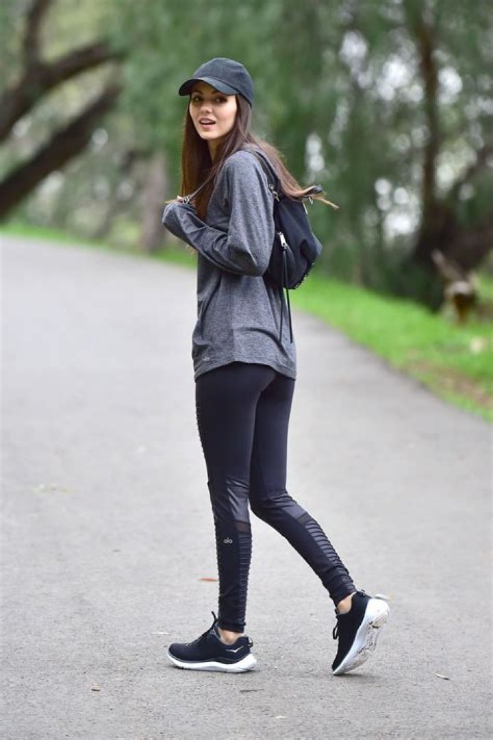 Victoria Justice Hiking In LA