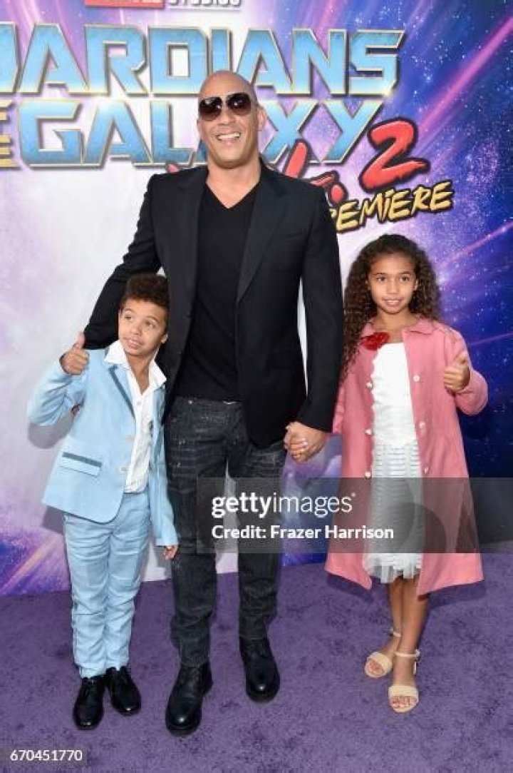 Vin Diesel And Hania Riley At The Hand And Footprint Ceremony
