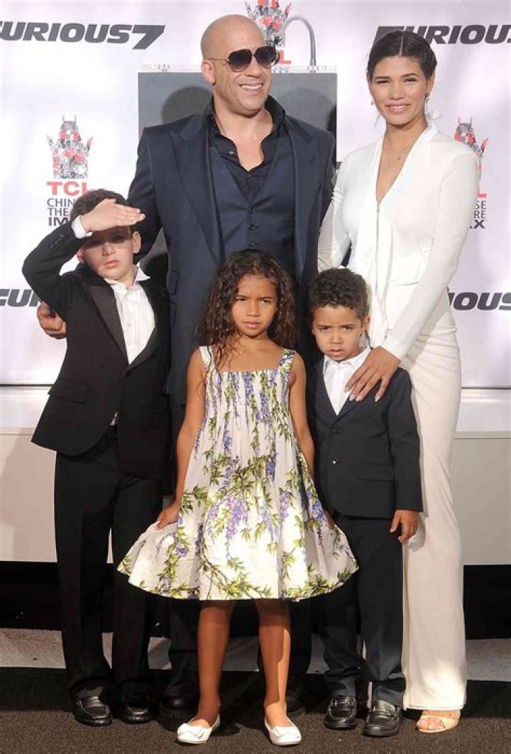 vin diesel and his children