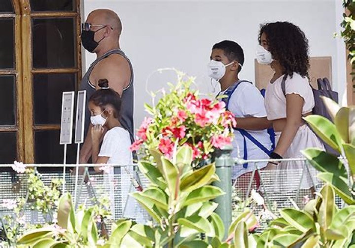 Vin Diesel & Paloma Jiménez Enjoy A Family Boat Day In Portofino With Kids Hania, Pauline & Vincent