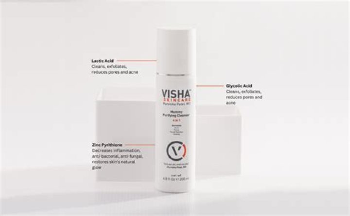 VISHA Skincare Purifying Cleanser, $30, Vishaskincare.com