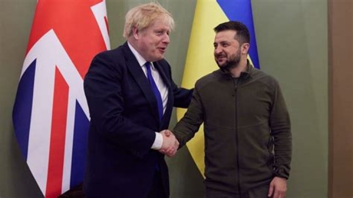 Volodymyr Zelenskyy & Boris Johnson