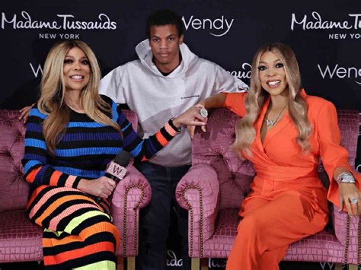 Wendy Williams & son Kevin Hunter Jr. at her Hollywood Walk of Fame ceremony
