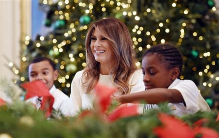 White House Christmas Decorations 2017 — Photos Of Melania Trump & More – Hollywood Life