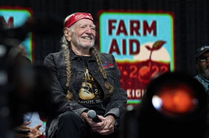 Willie Nelson at Farm Aid Festival