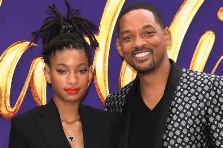 Willow Smith and Will Smith at the Chanel fashion show