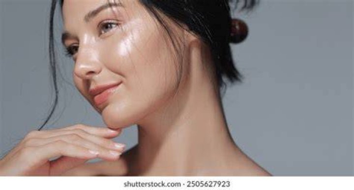 woman with glowy skin