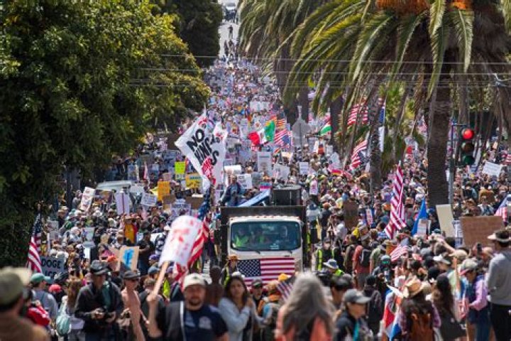 Women&rsquo;s March rally, Los Angeles, USA &ndash; 20 Jan 2018