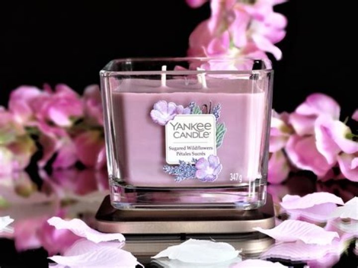 Yankee Candle Sugared Wildflowers, $20, Yankee Candle