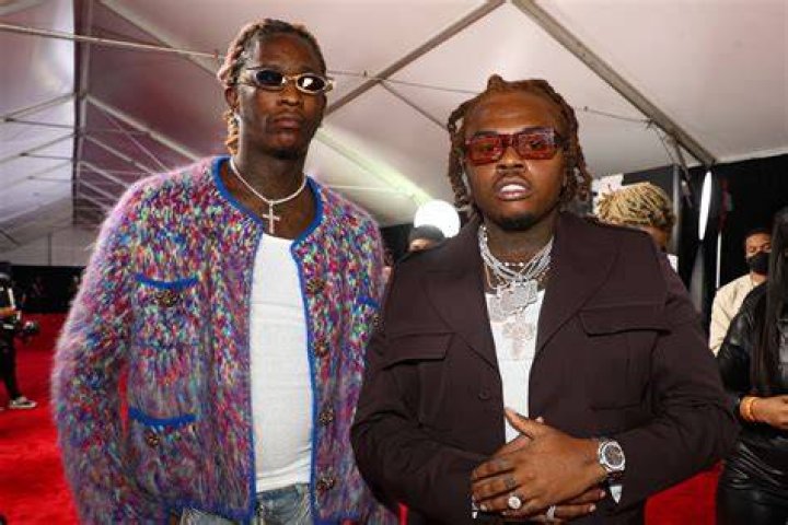 Young Thug performs with Gunna