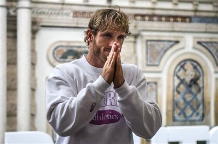 YouTube personality Logan Paul poses at the 2019 Streamy Awards at the Beverly Hilton, in Beverly Hills, Calif 2019 Streamy Awards, Beverly Hills, USA - 13 Dec 2019