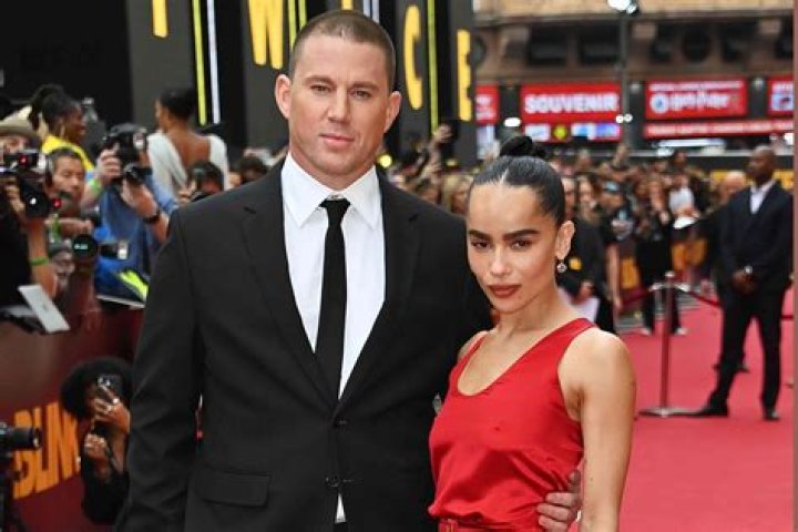 Zoe Kravitz and Channing Tatum in London