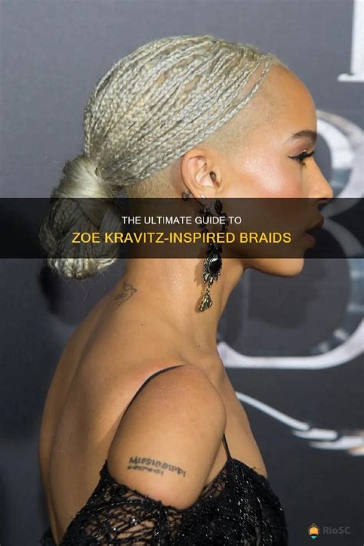 Zoe Kravitz Rocks Braids
