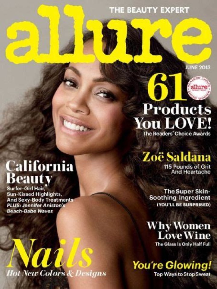 Zoe Saldana Allure