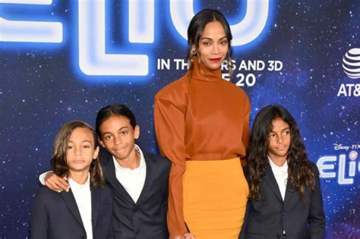 Zoe Saldana & Husband Marco Take Their Kids To Disneyland: Pics – Hollywood Life